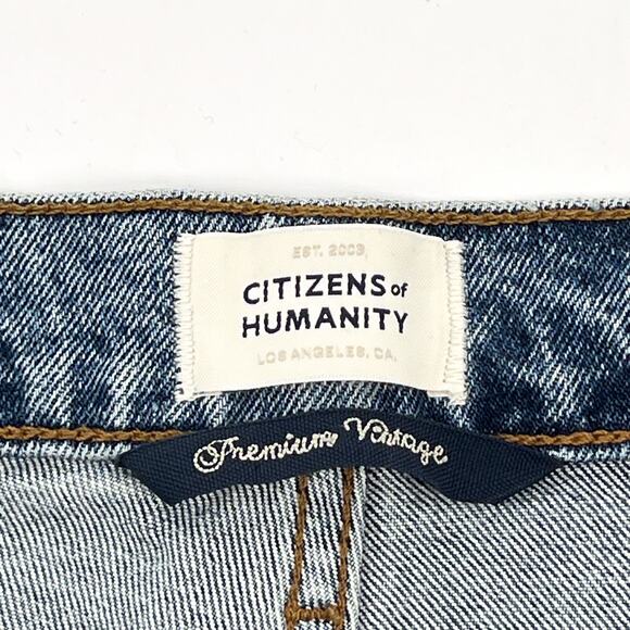 Citizens of Humanity Paloma Baggy Jeans Ascent High Rise Distressed Size 25 - Picture 4 of 8